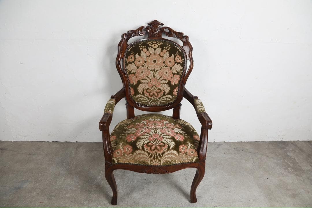 『イタリア製』アームチェア ダイニングチェア チェア 椅子 RWcha153