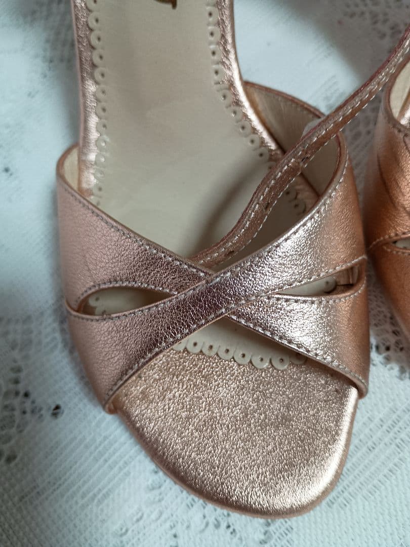 アルゼンチンタンゴシューズ✤Neo Tango✤ローズゴールド