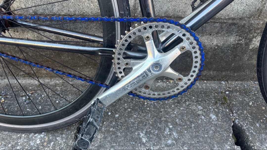 ピストバイク52サイズ固定ギア（フリー切替可）すぐ乗れる付属品多数【直接引取】