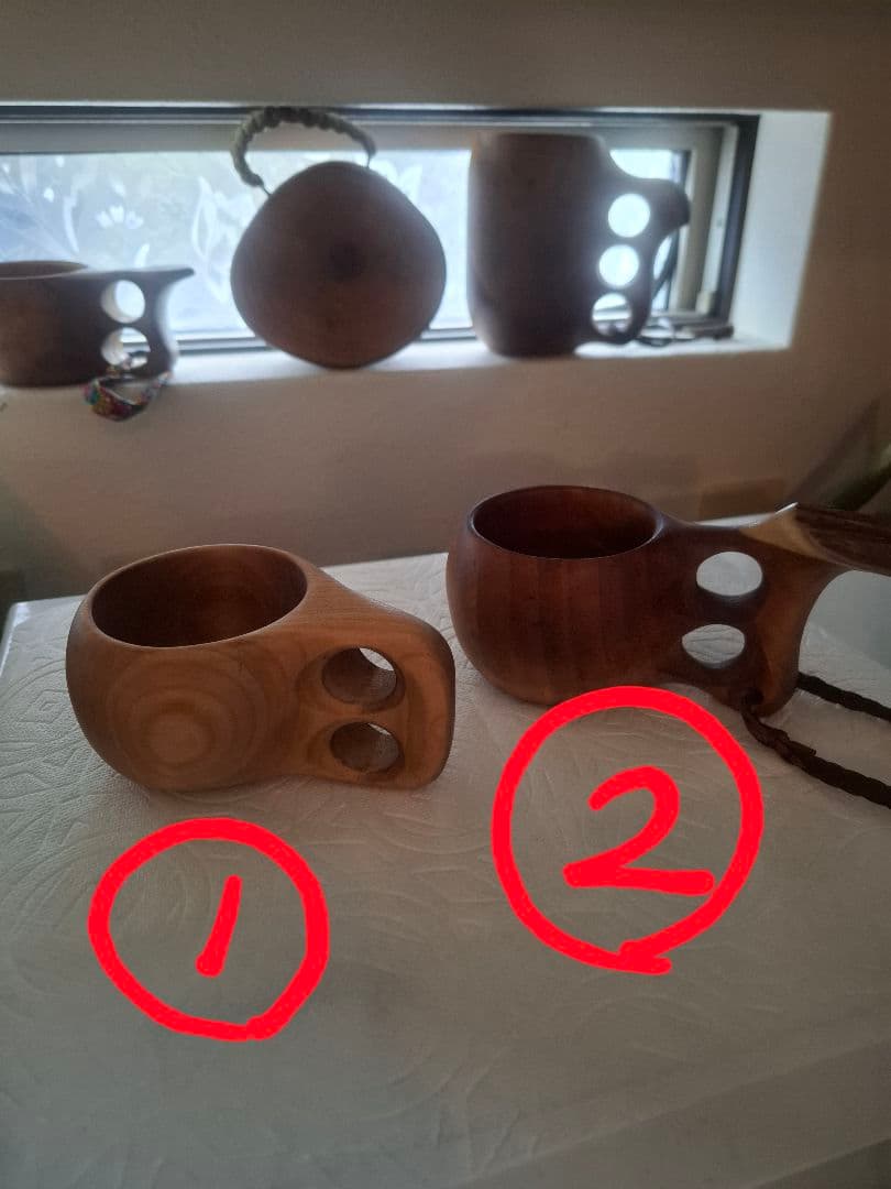 ククサ　くくさ　アウトドア　キャンプ　北欧　鹿角