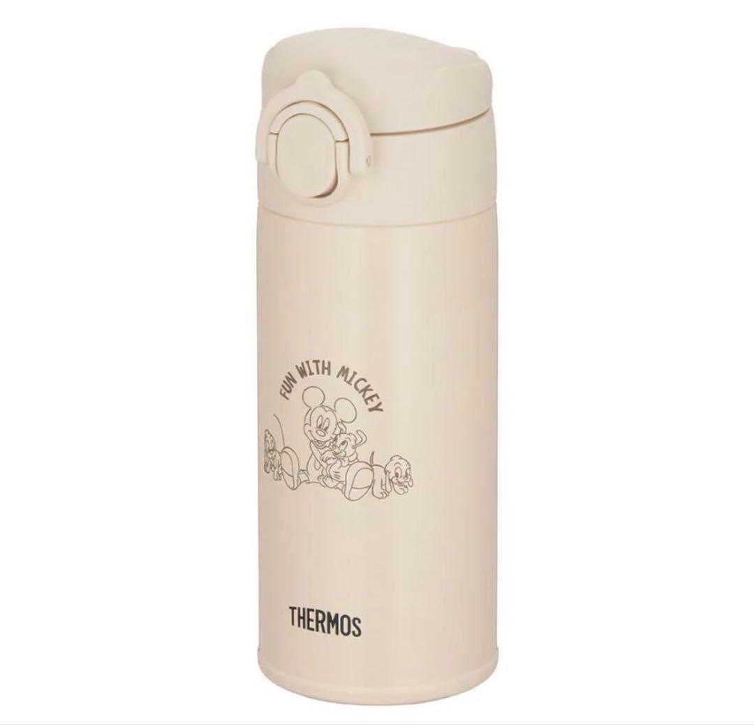 サーモス THERMOS ベージュ 調乳用ステンレスボトル 0.35L×2個