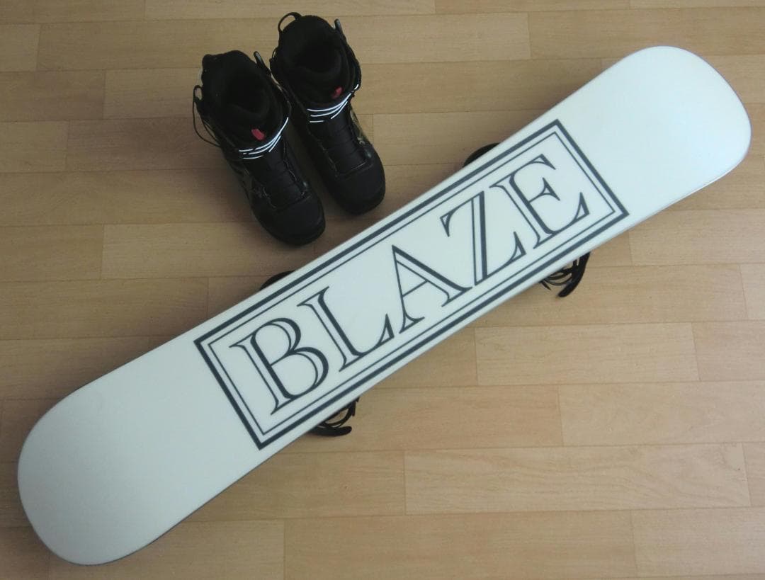 ■最終特価■送料無料■BLAZE■メンズスノボセット■板151靴26■WAX済■