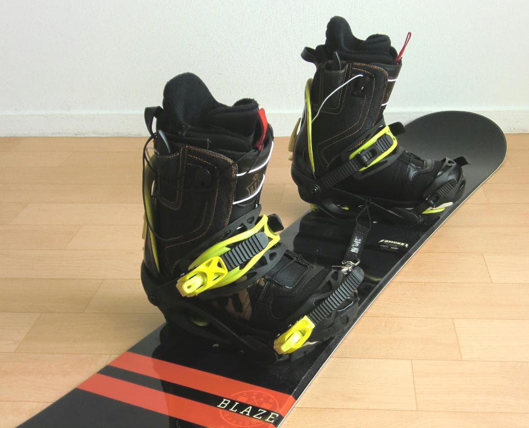 ■最終特価■送料無料■BLAZE■メンズスノボセット■板151靴26■WAX済■