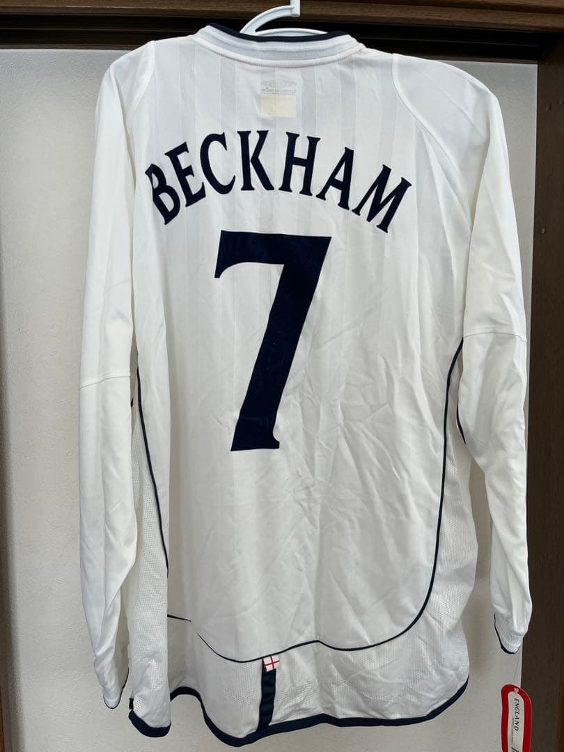 新品未使用正規品 UMBRO イングランド代表ベッカムギリシャ戦 マッチデイ刺繍