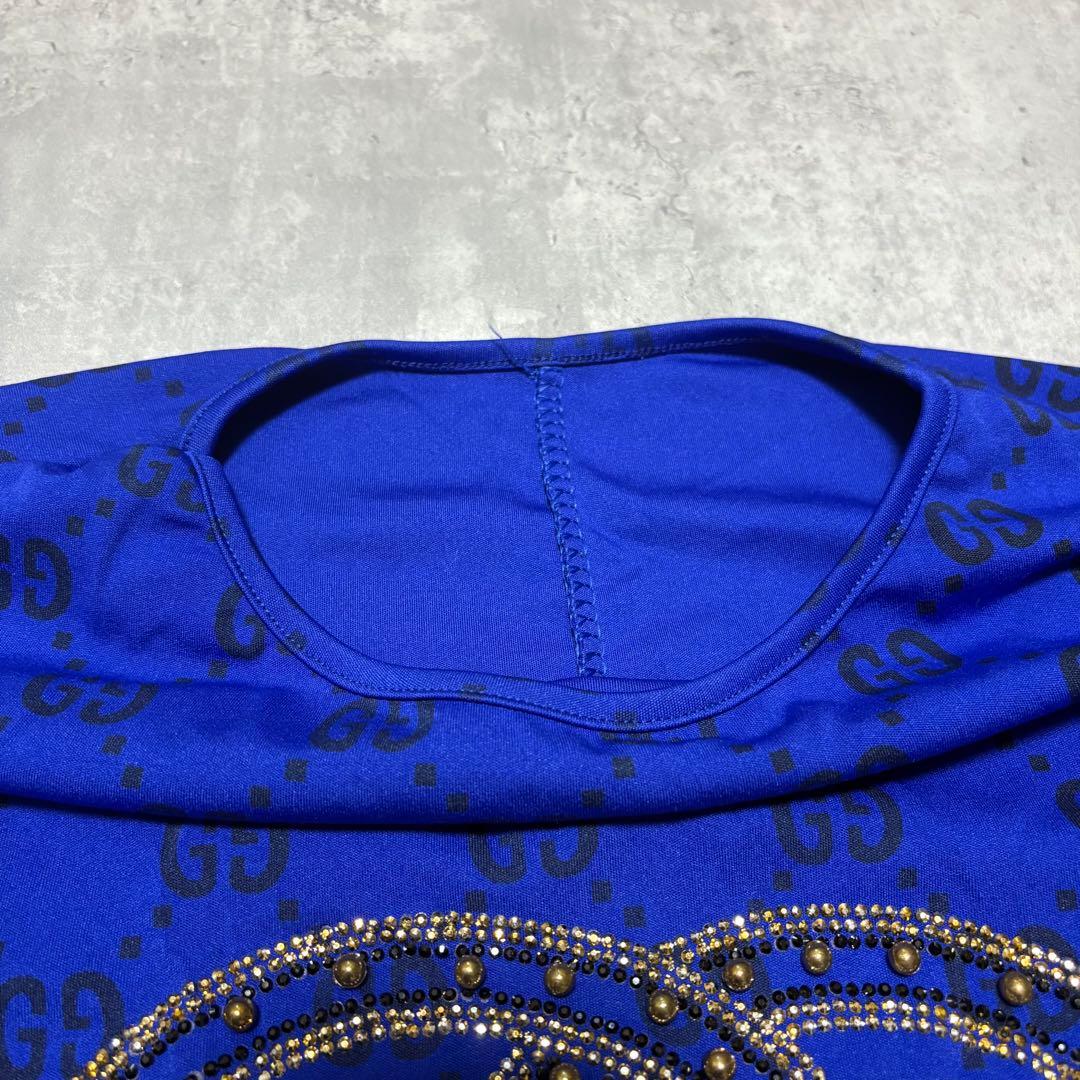 GUCCI グッチ　ポンチョ　ケープコート　総柄