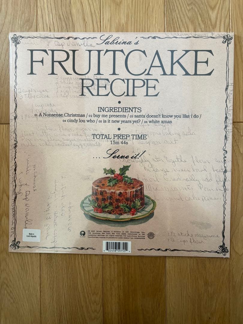 値下げsabrina carpenter fruitcake 限定カラーレコード