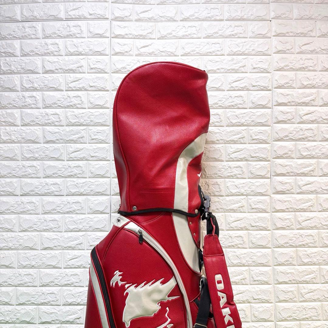 希少モデル　OAKLEY キャディーバッグ　赤　収納多数　特価