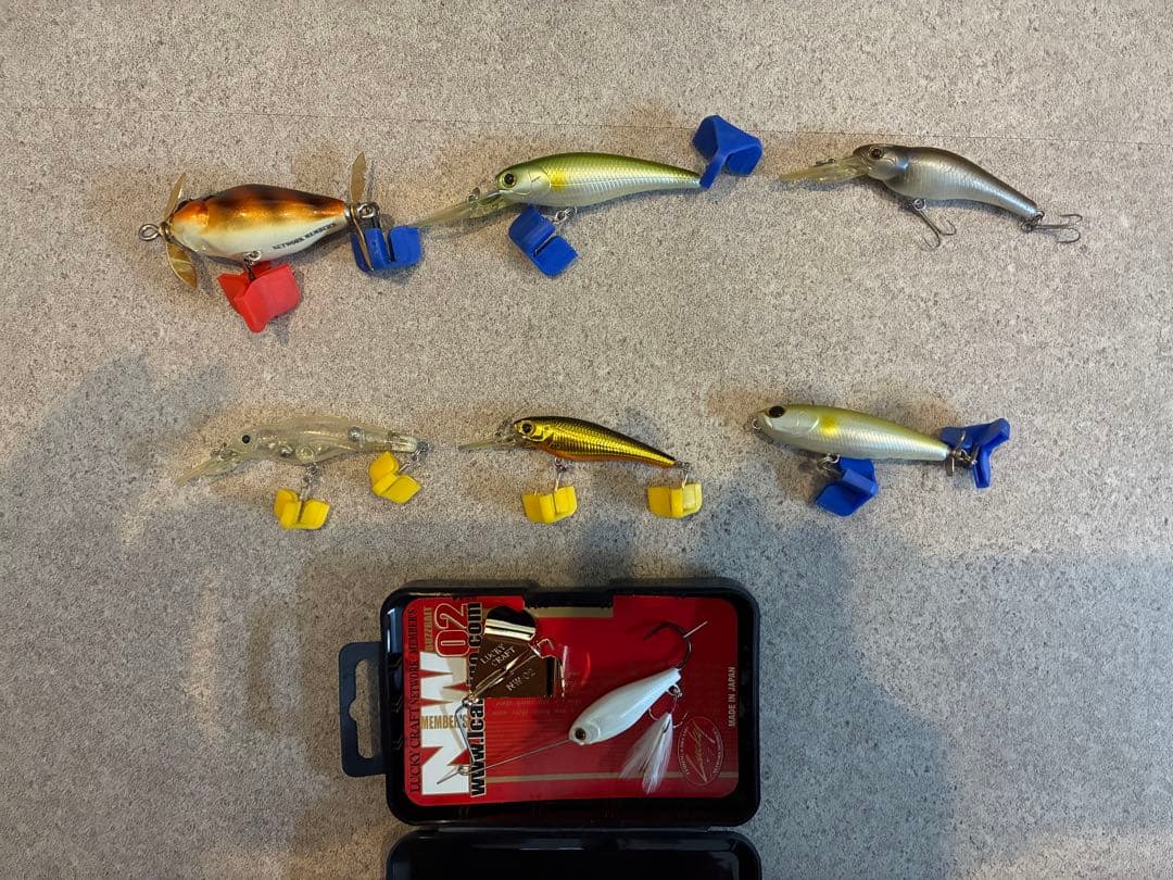 釣り用具セット ハードルアー・ソフトルアー・リール3個