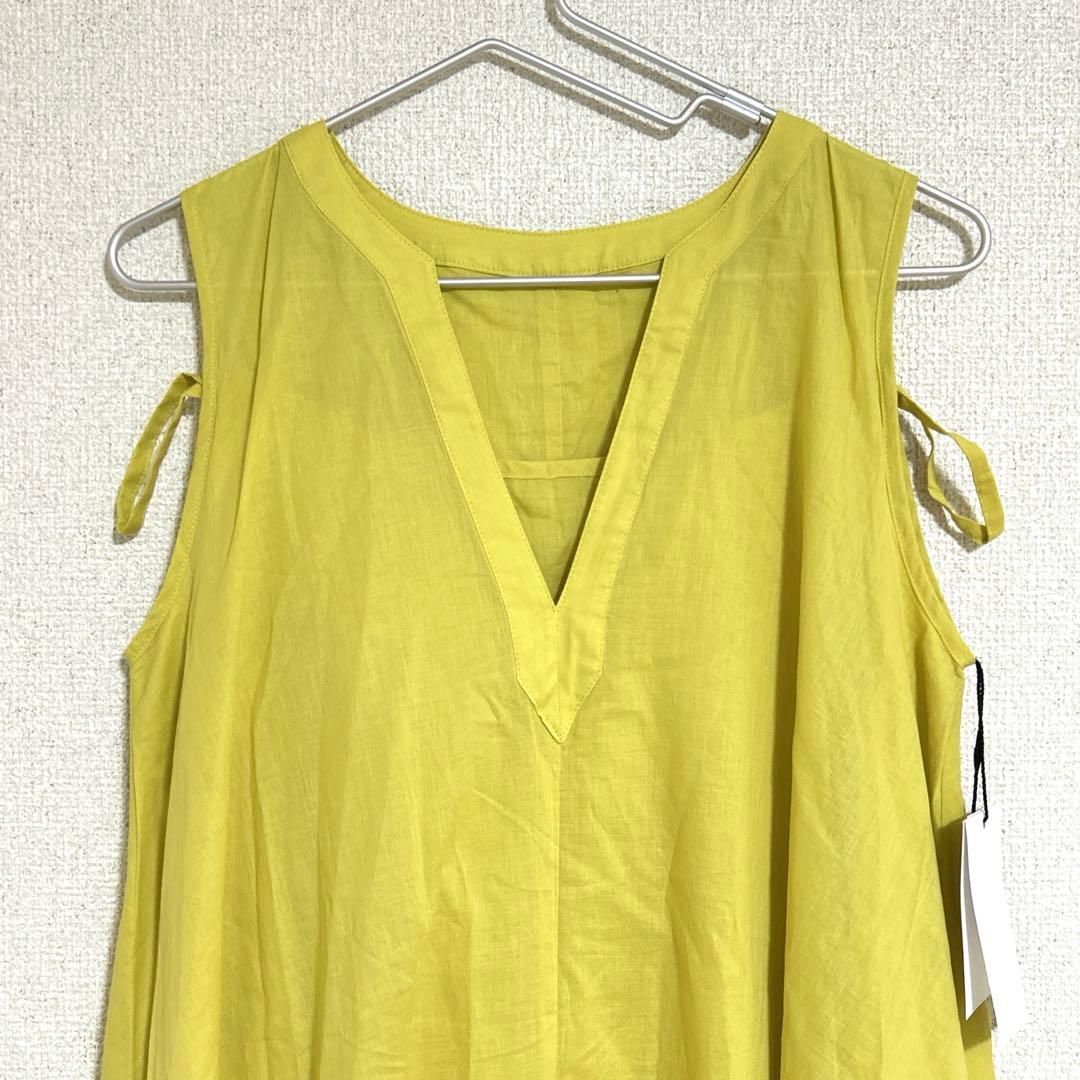 【タグ付】スコットクラブ ヴァン キーネック コットンボイル ワンピース