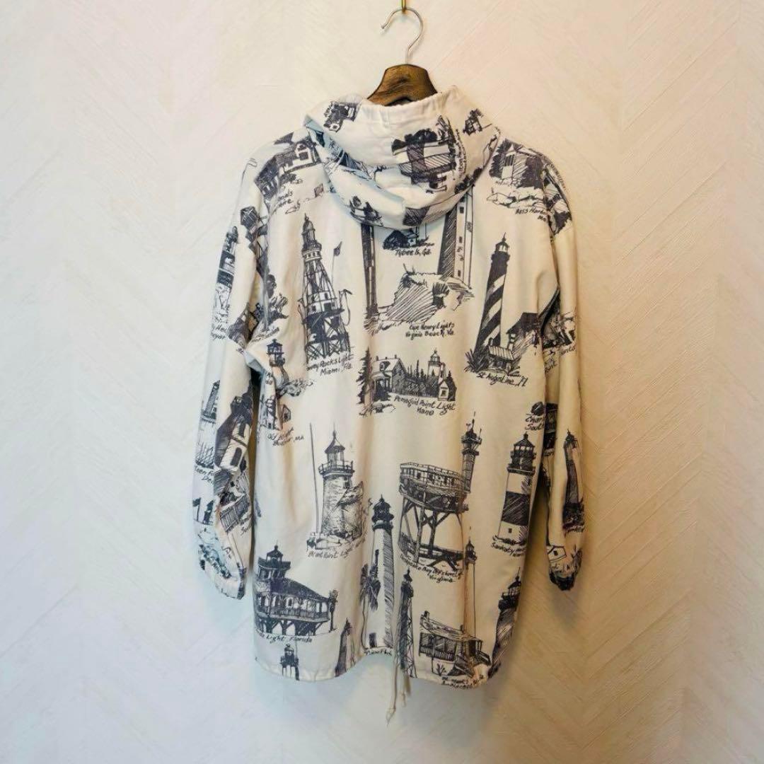 90'sMICHIGAN RAG CO. ミシガンラグ総柄コットンパーカーUSA