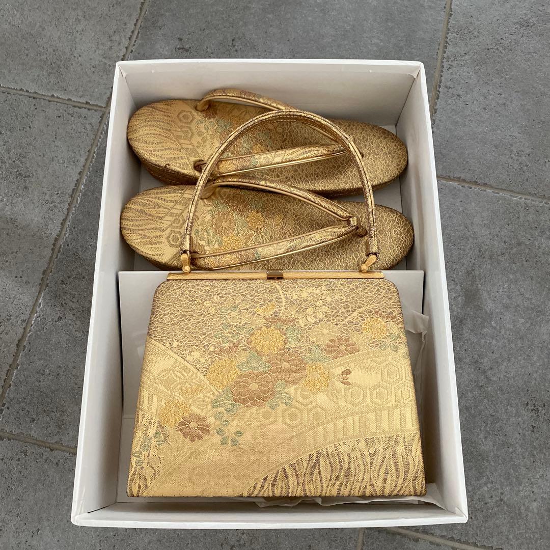 美品　高級　礼装用　草履バッグセット　留袖　訪問着　振袖