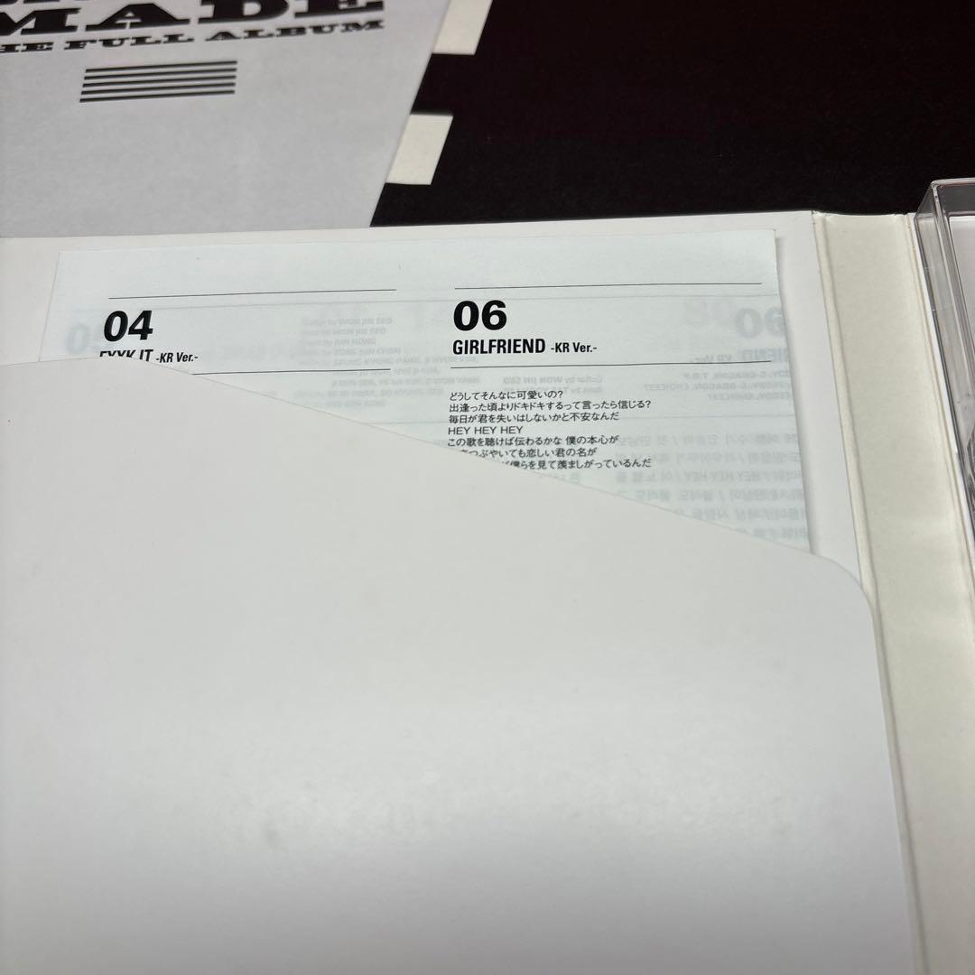 初回 BIGBANG MADE トレカT.O.P