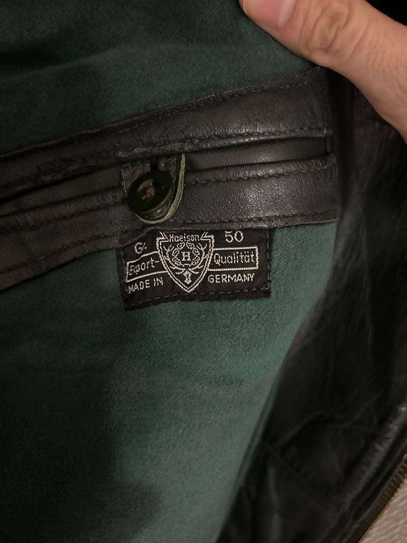 山*本様 40s ドイツ軍 モーターサイクルジャケット vintage ダブルラ