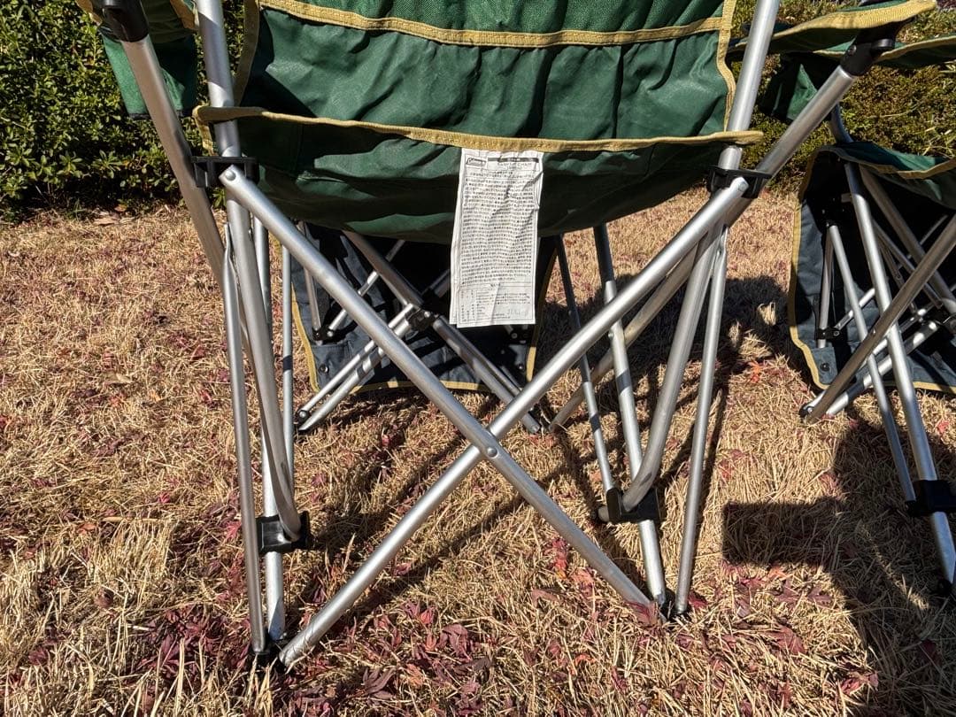 Coleman コールマン　イージーリフトチェアST(グリーン)2脚セット