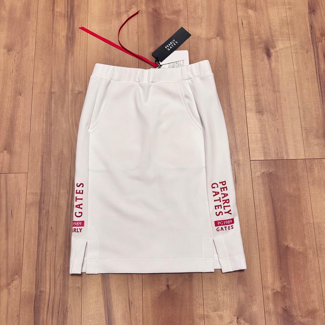 丈長め　スカート　モックネック　シャツ　セットアップ　サイズ0 春夏　新品