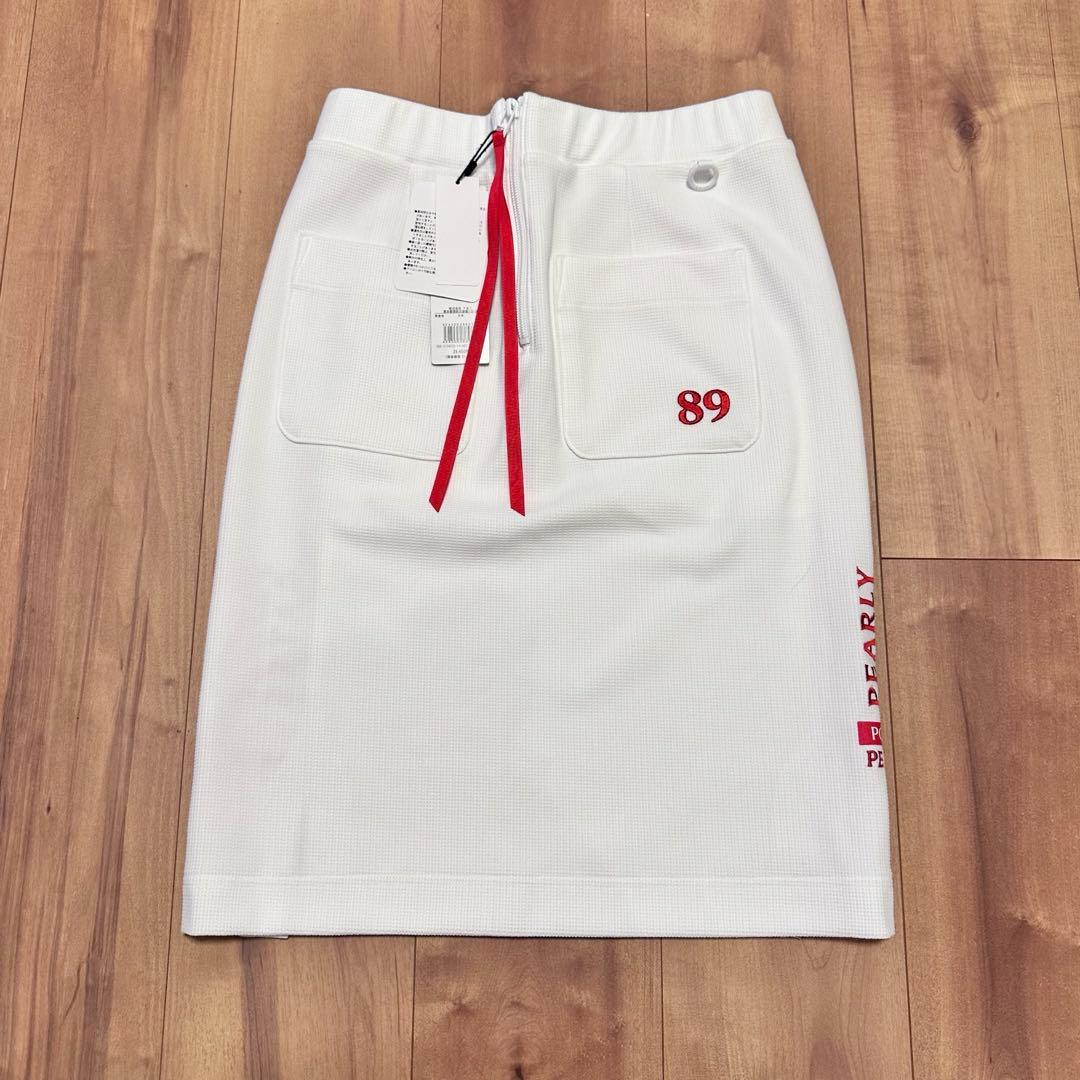 丈長め　スカート　モックネック　シャツ　セットアップ　サイズ0 春夏　新品