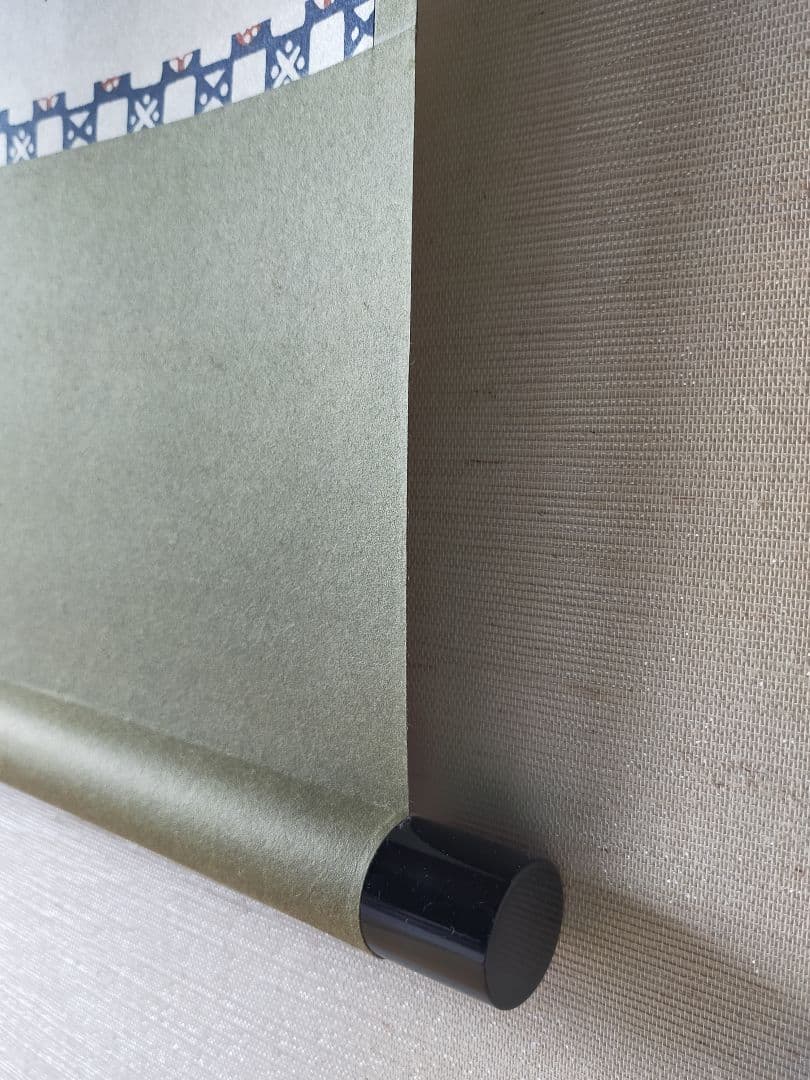 【画賛掛け軸】大津絵写し「積善家有余慶」