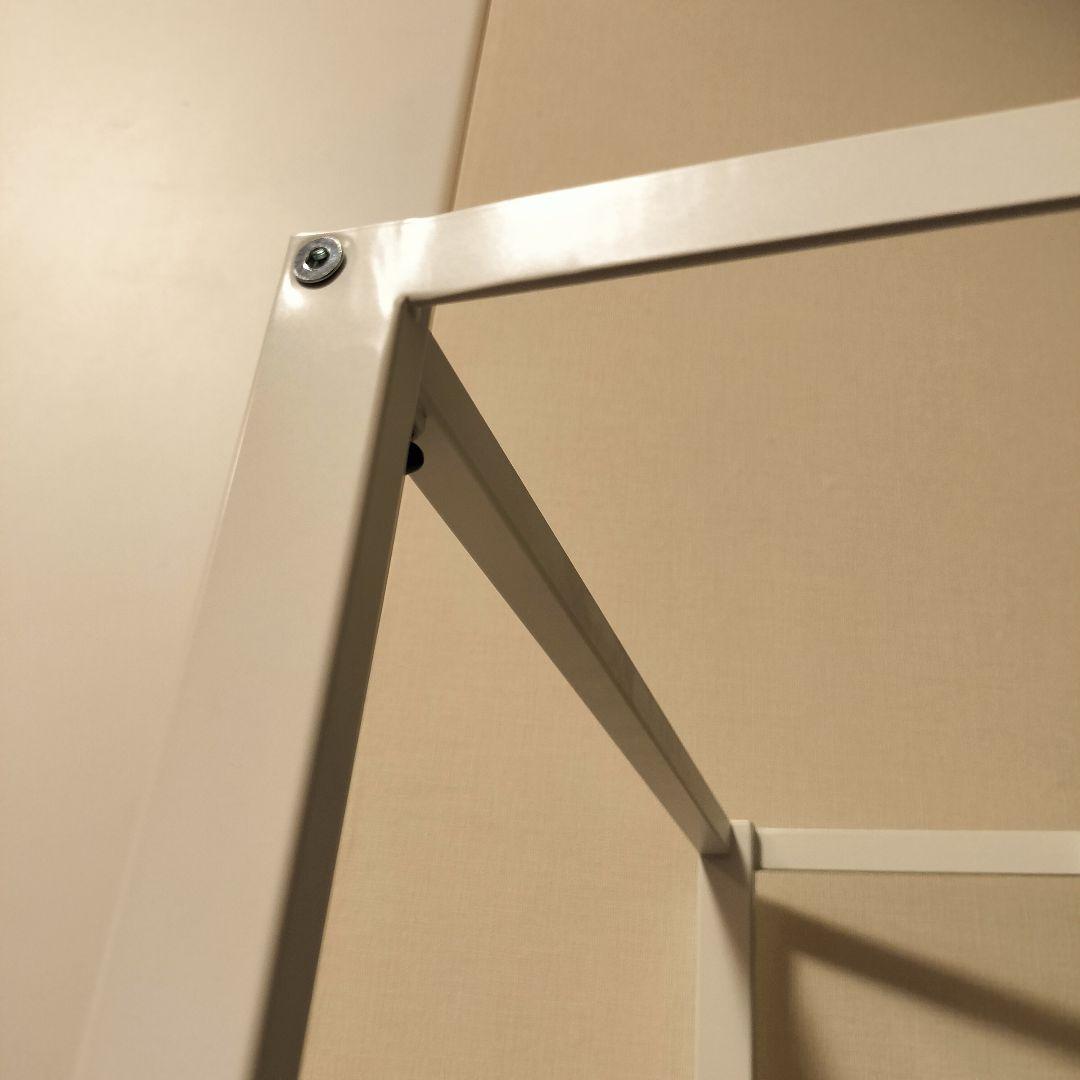 山崎実業 tower　タワー 伸縮ゴミ箱上ラック ホワイト