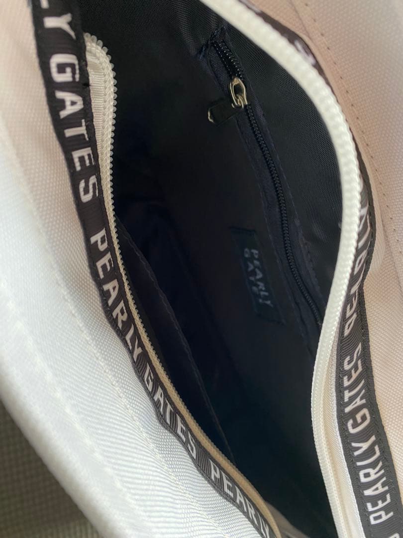 PEARLY GATES ホワイトトートバッグ