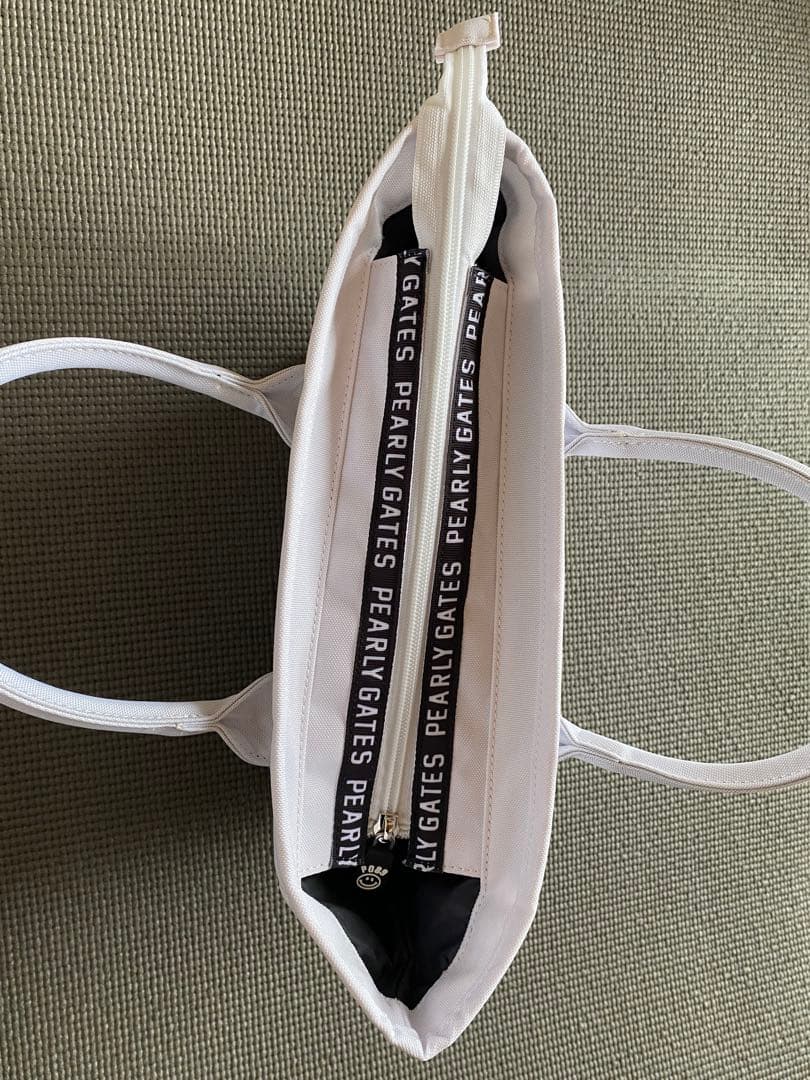 PEARLY GATES ホワイトトートバッグ