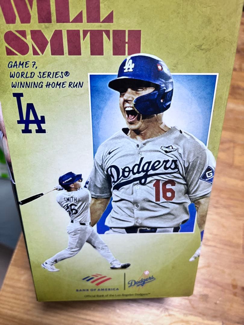 ウィル・スミス ボブルヘッド　ドジャース　現地2026.3.28配布