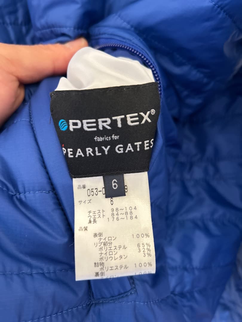 パーリーゲイツ　ダウン　中綿　ジャケット　サイズ6