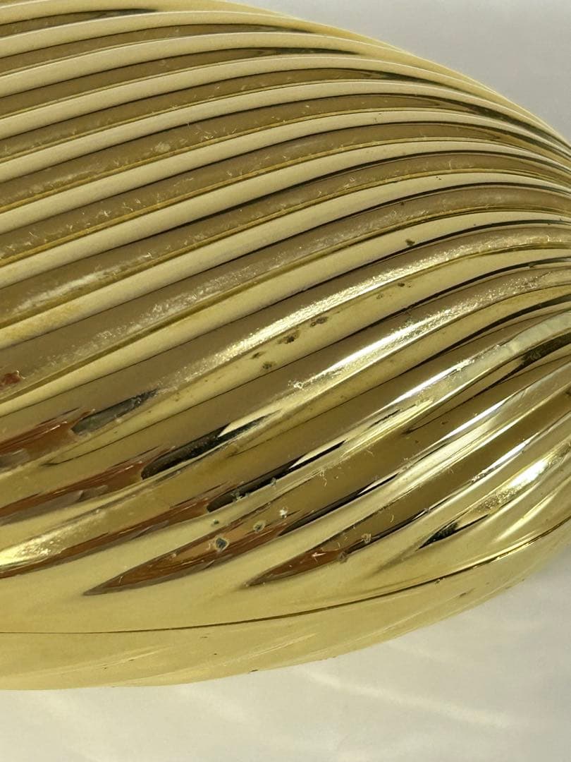 イタリア製80's シェイラン保証書付ゴールド クラッチバッグパーティー