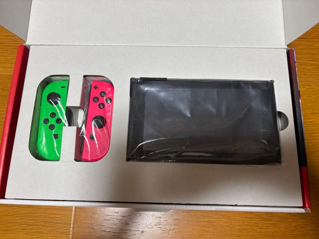 Nintendo Switch ネオンピンク・ネオングリーン 本体 箱付き