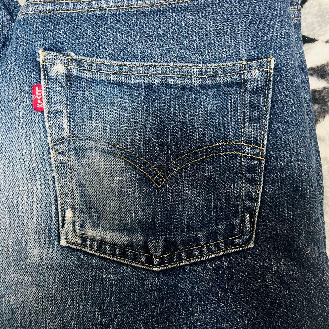 Levi'sリーバイス503BデニムGパンW28L34濃紺ビッグEジーンズパンツ