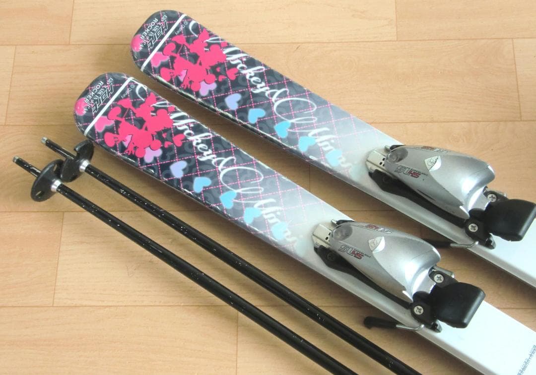 ■最終特価■送料無料■Hart■ジュニアスキーセット■板128靴23■WAX済■