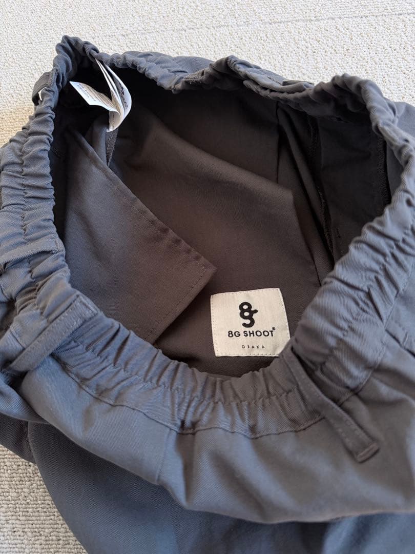 8gshoot ONE TUCK STRETCH PANTS サイズL