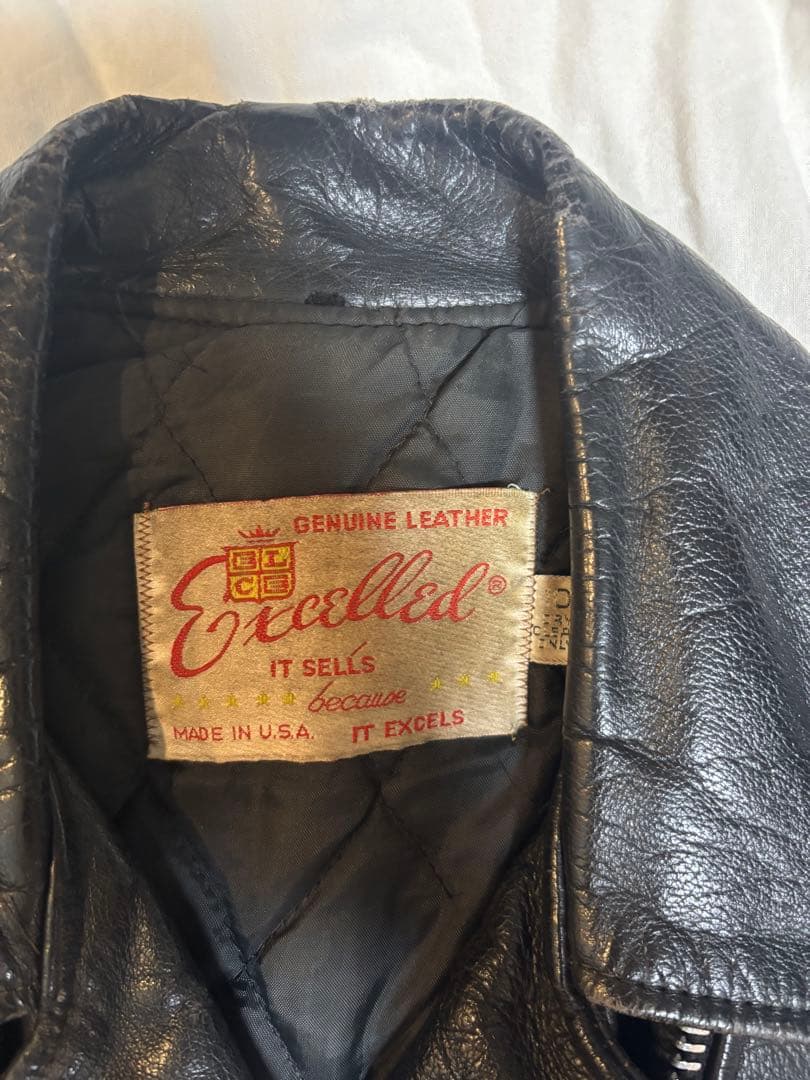 70s〜80s ヴィンテージ ダブルライダース レザージャケット USA製 本革