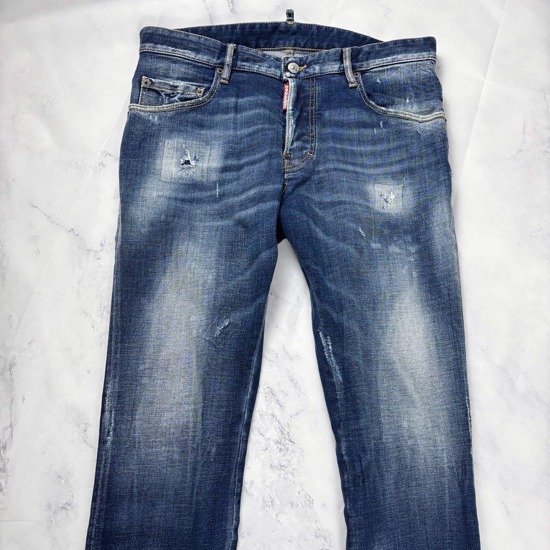 希少レア◆DSQUARED2 Skater 21年モデル 48 L ビッグロゴ