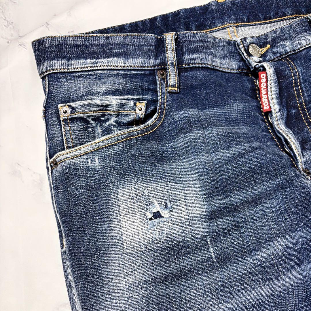 希少レア◆DSQUARED2 Skater 21年モデル 48 L ビッグロゴ