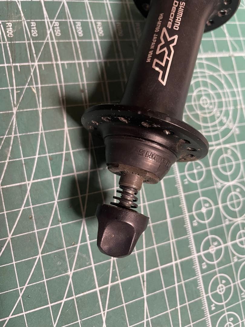 Shimano XT リアハブ ブラック クイックリリース　前後セット