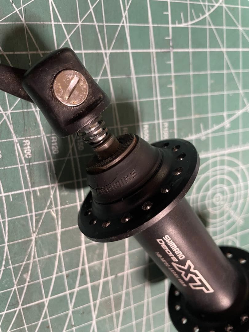 Shimano XT リアハブ ブラック クイックリリース　前後セット