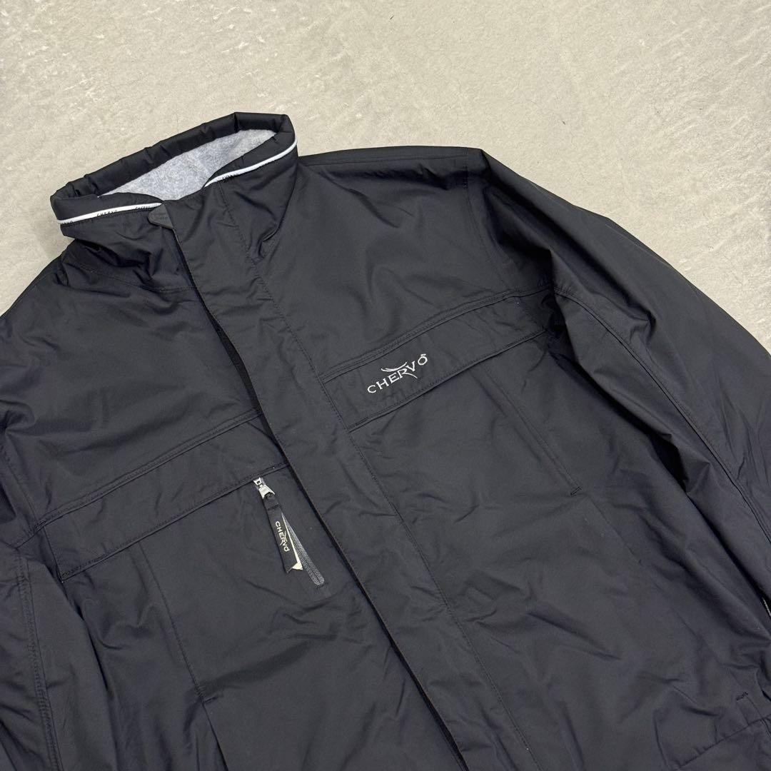 シェルボ CHERVO アウター ポリ 裏起毛 ブラック 46 【美品】