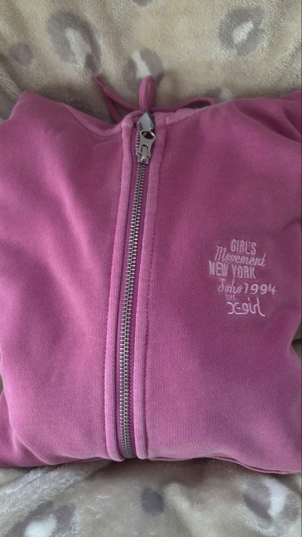 xgirl ジップパーカー チョコ