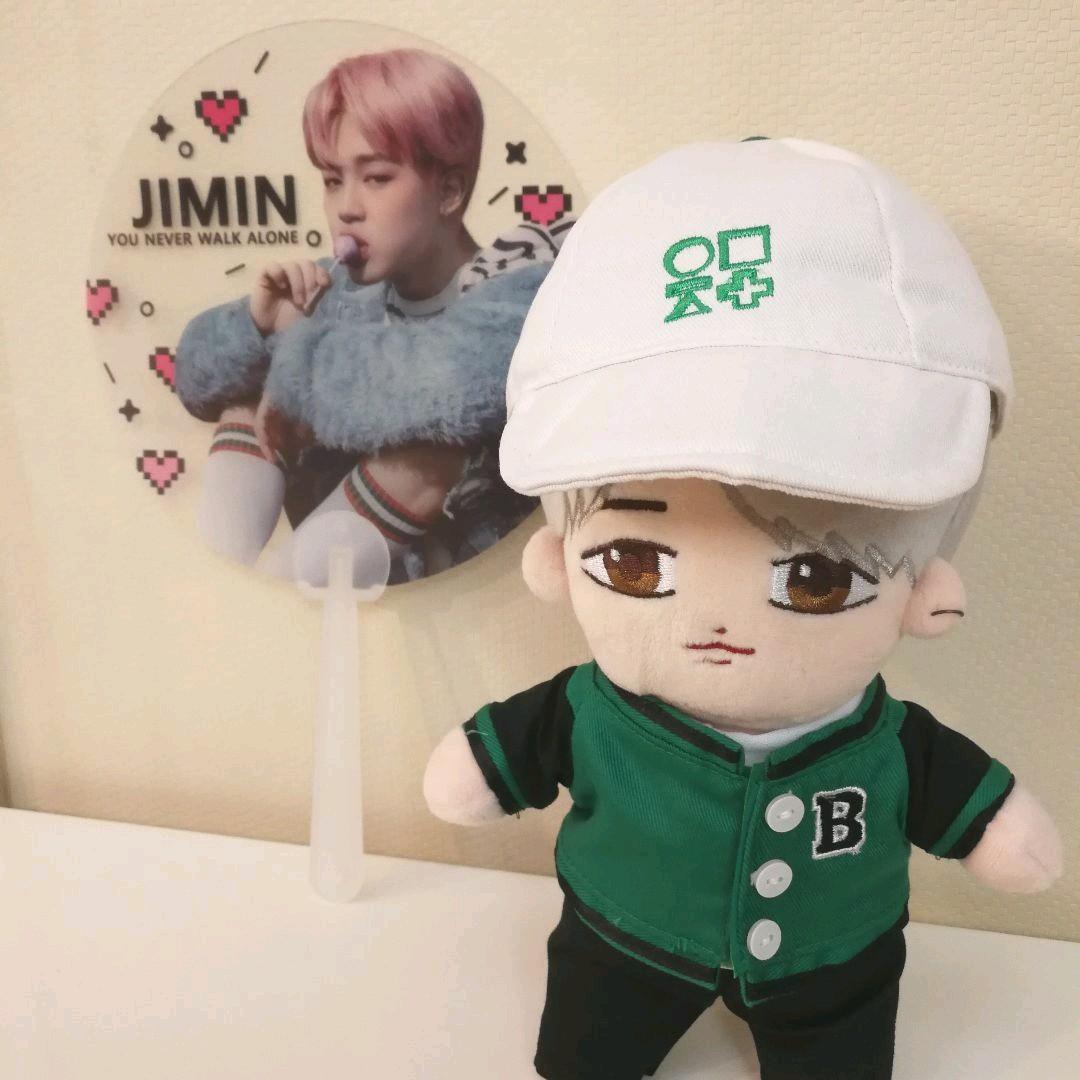 防弾少年団 バンタン ジミン ぬいぐるみ うちわ ①