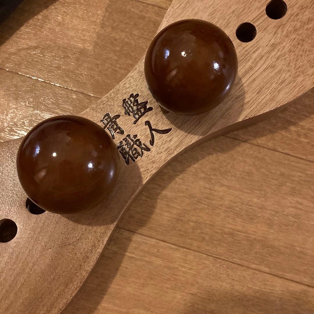 【取説付】骨盤職人 木製 2個ボール付き