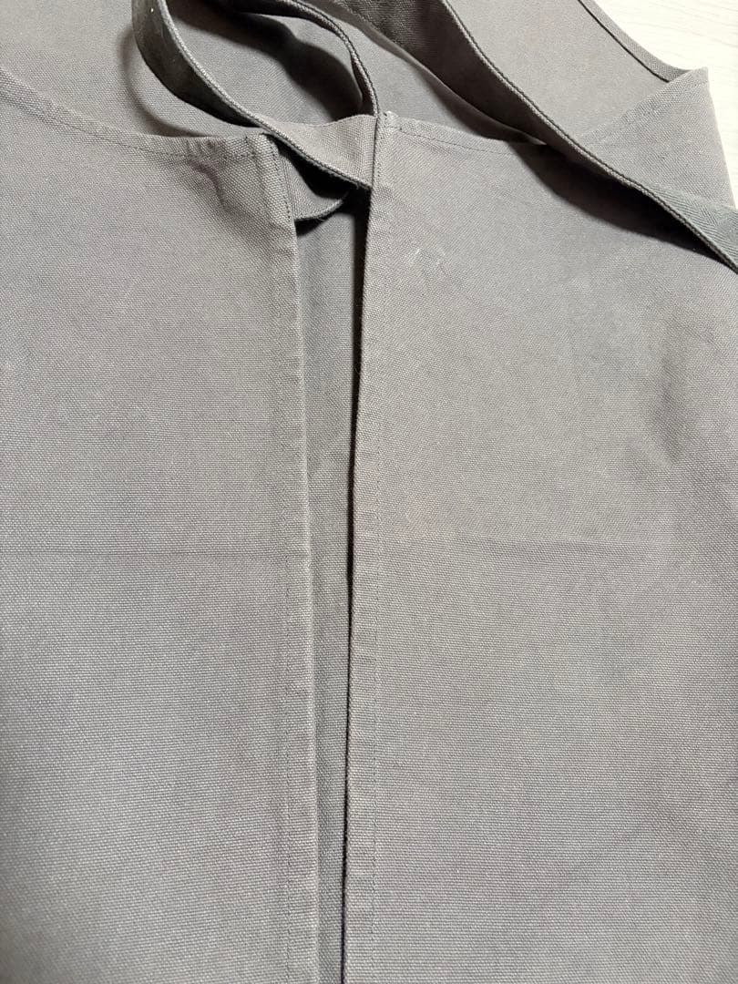 美品 マーガレットハウエル エプロン チャコールグレー