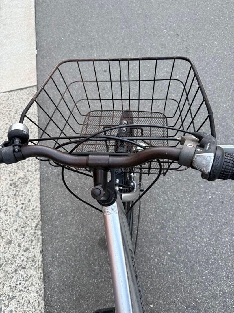 173 自転車 大阪市 【引取り限定】 美品 27インチ 変速付き