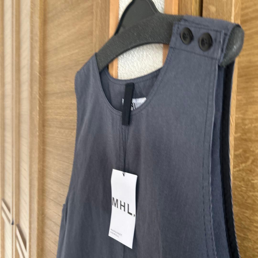 マーガレットハウエル　HAIRLINE COTTON WOOL DRESS