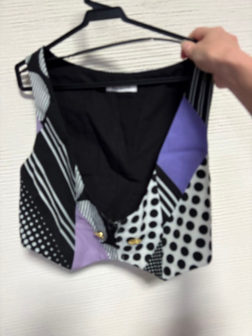 フラメンコ衣装　ベスト（チャレコ）付　水玉　9号相当　マリキータ