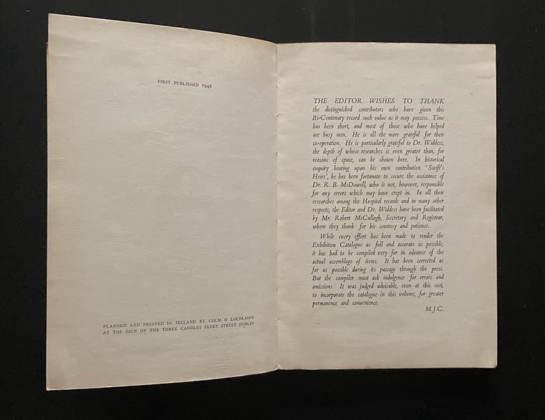 No.377『（英文）ジョナサン・スウィフト関連資料洋書4冊一括』