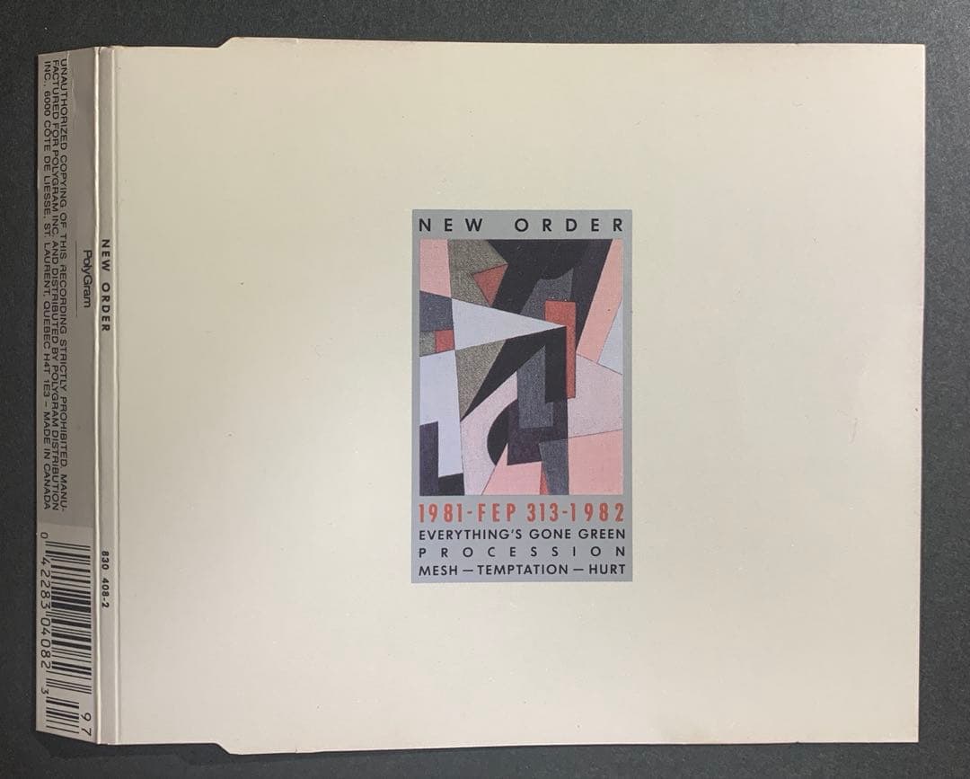 New Order / 1981-1982 カナダ盤CD