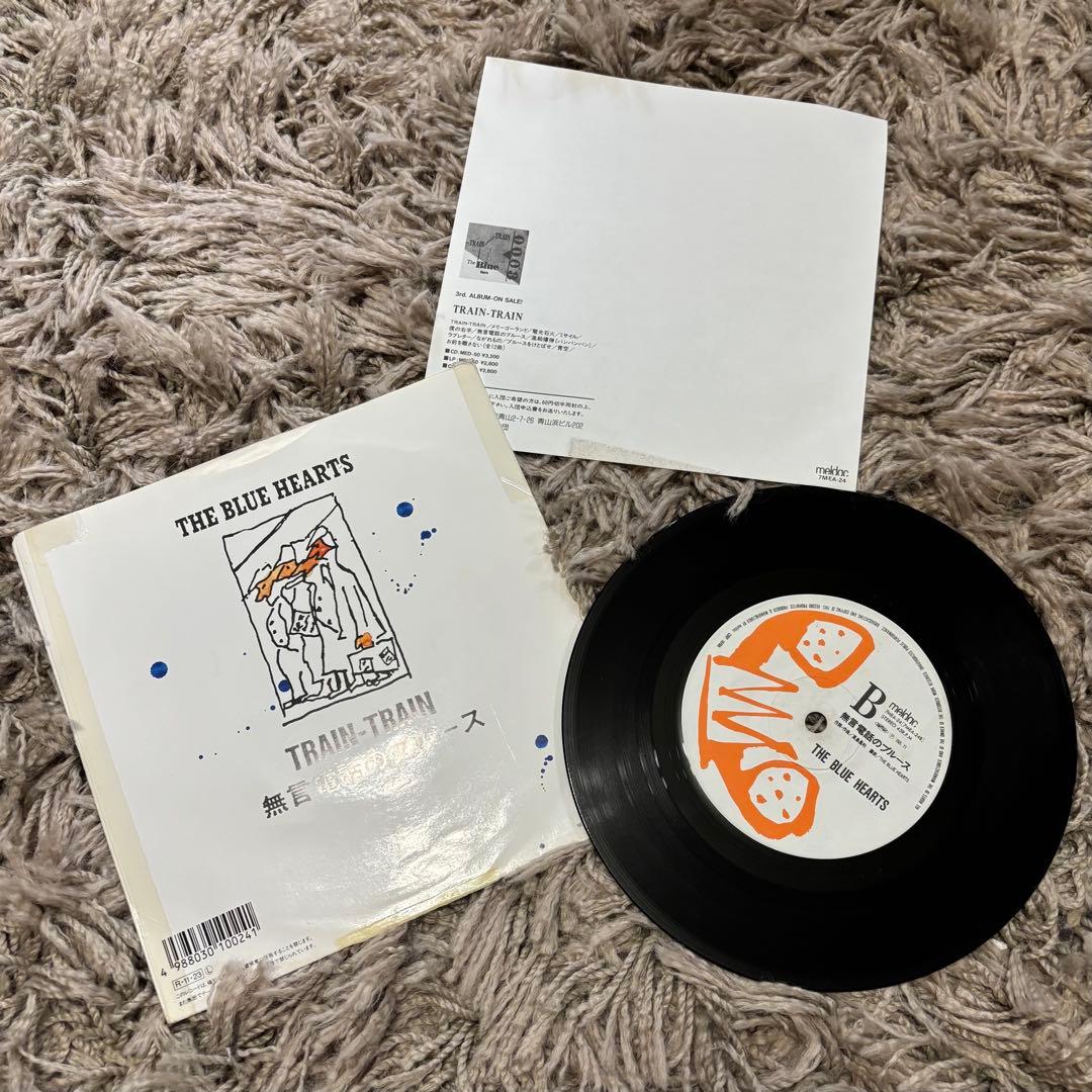 THE BLUE HEARTS TRAIN-TRAIN レコード ブルーハーツ