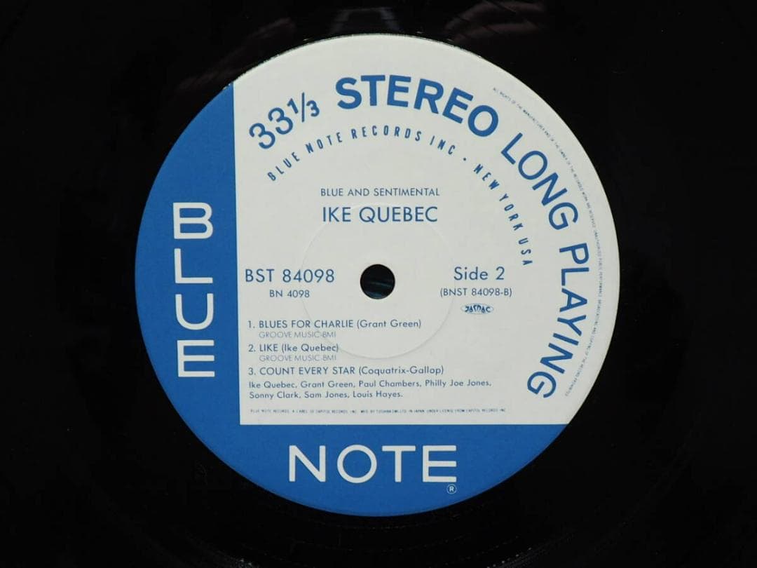 IKE QUEBEC / BLUE & SENTIMENTAL / 日本盤
