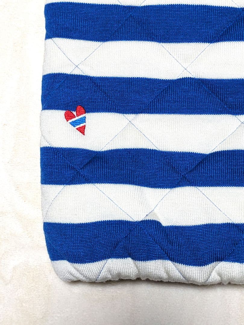 ルコック ゴルフ 中綿 キルティング ジップベスト 白　青　S