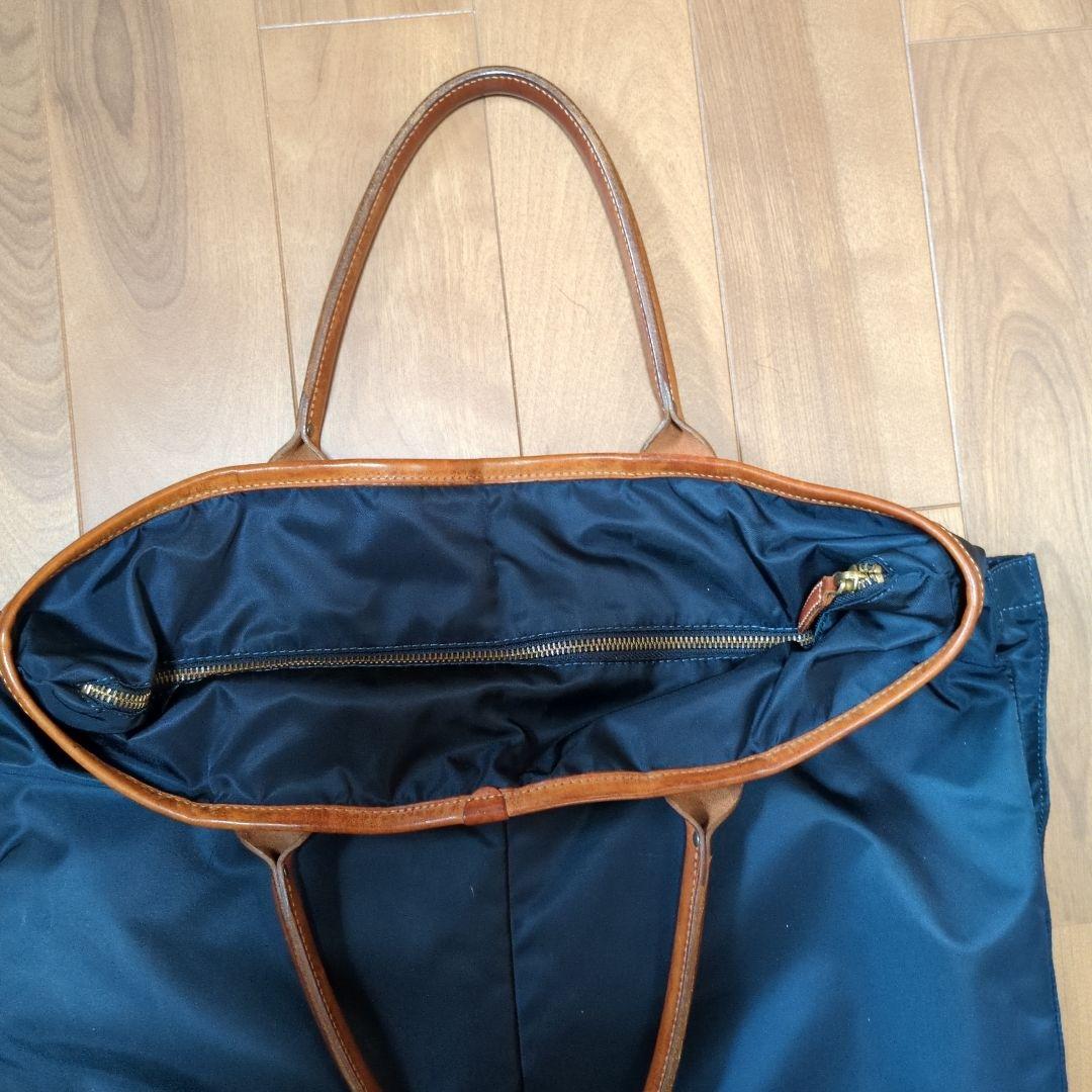 【週末迄限定特別セール】フェリージ　Felisi ナイロン×レザー トートバッグ